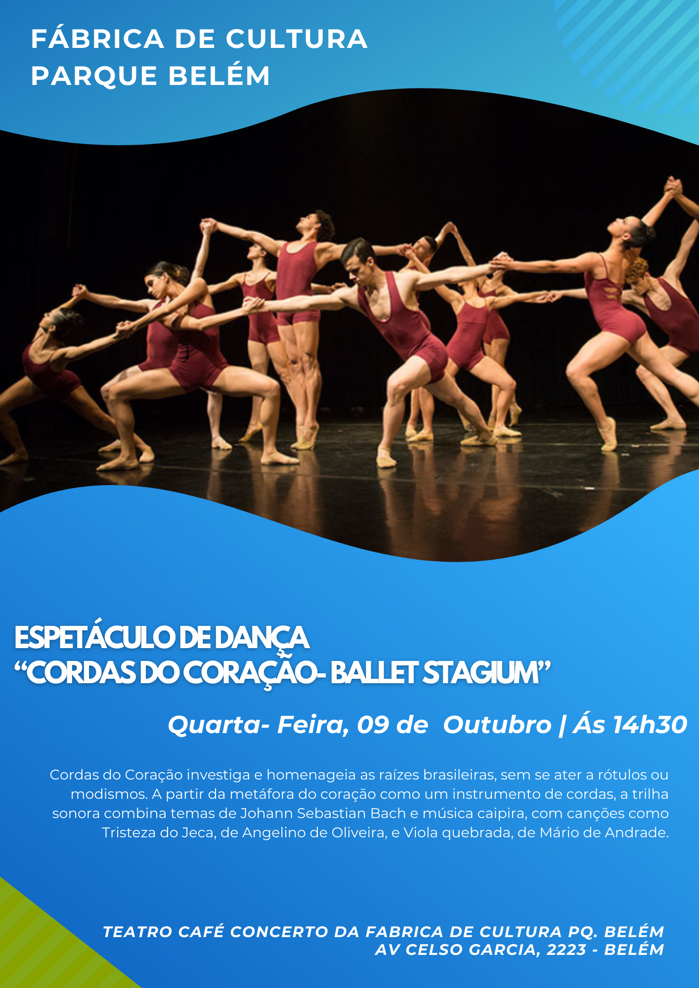 Espetáculo de Dança: “Cordas do Coração” – Ballet Stagium